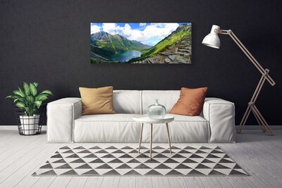 Canvas Kunstdruck Gebirge Landschaft