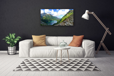 Canvas Kunstdruck Gebirge Landschaft