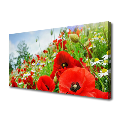 Canvas Kunstdruck Blumen Natur