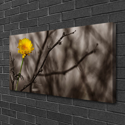 Canvas Kunstdruck Zweig Blume Pflanzen