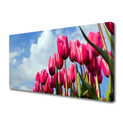 Canvas Kunstdruck Tulpe Pflanzen