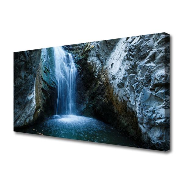 Canvas Kunstdruck Watterfall Natur