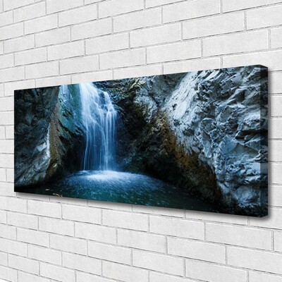 Canvas Kunstdruck Watterfall Natur