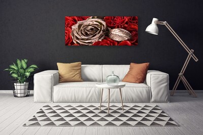 Canvas Kunstdruck Roses Pflanzen