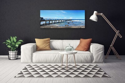 Canvas Kunstdruck Meer Strand Landschaft