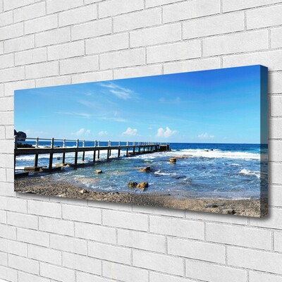 Canvas Kunstdruck Meer Strand Landschaft