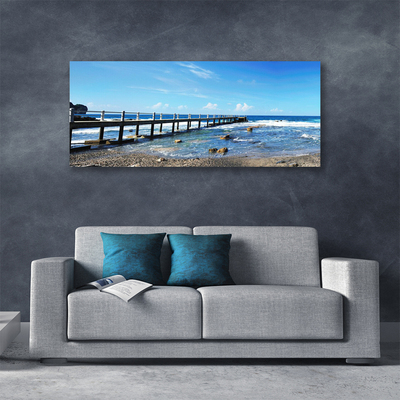 Canvas Kunstdruck Meer Strand Landschaft