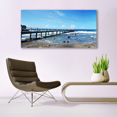 Canvas Kunstdruck Meer Strand Landschaft