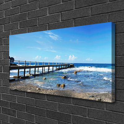 Canvas Kunstdruck Meer Strand Landschaft