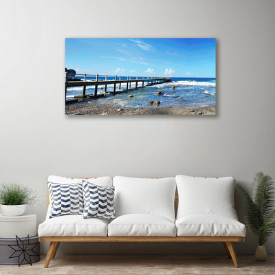 Canvas Kunstdruck Meer Strand Landschaft