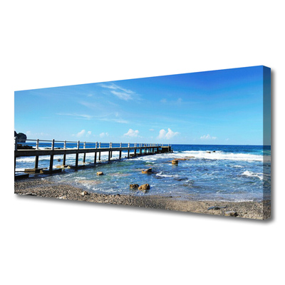 Canvas Kunstdruck Meer Strand Landschaft