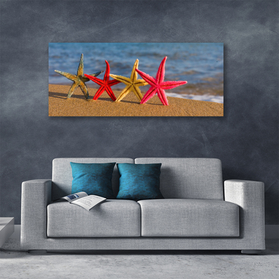 Canvas Kunstdruck Strand Seestern Kunst