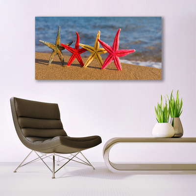 Canvas Kunstdruck Strand Seestern Kunst