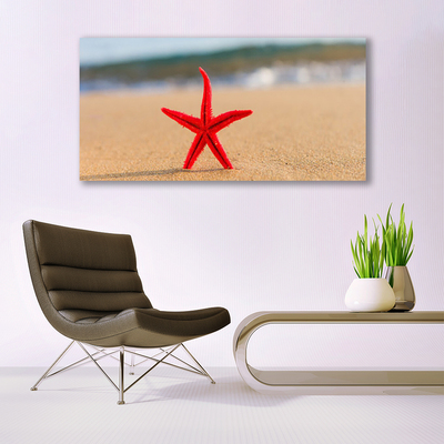 Canvas Kunstdruck Strand Seestern Kunst