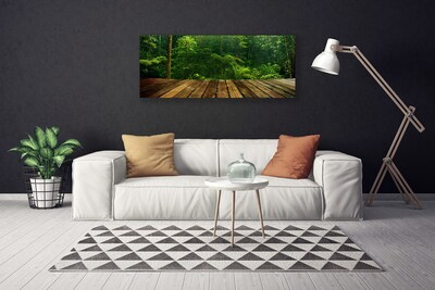 Canvas Kunstdruck Wald Natur