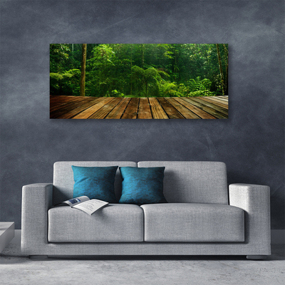 Canvas Kunstdruck Wald Natur