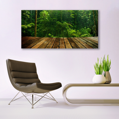 Canvas Kunstdruck Wald Natur