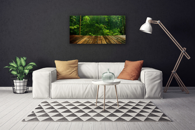 Canvas Kunstdruck Wald Natur