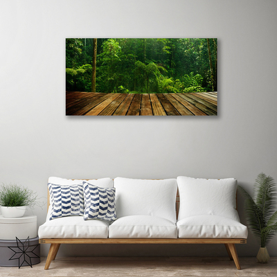 Canvas Kunstdruck Wald Natur