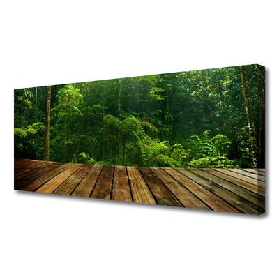 Canvas Kunstdruck Wald Natur