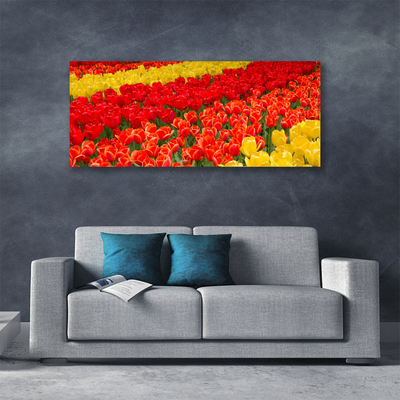 Canvas Kunstdruck Tulpen Pflanzen