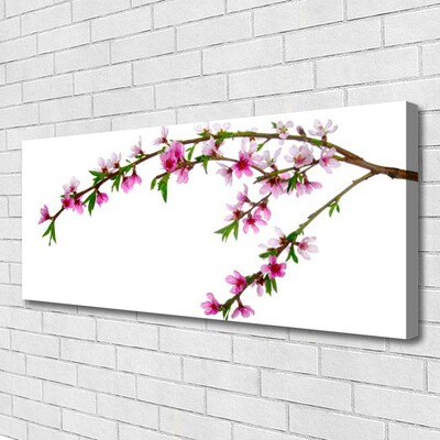 Canvas Kunstdruck Zweig Blumen Natur