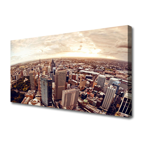 Canvas Kunstdruck Stadt Landschaft