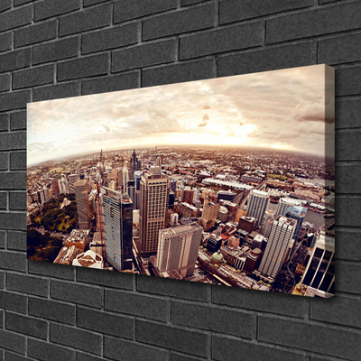 Canvas Kunstdruck Stadt Landschaft