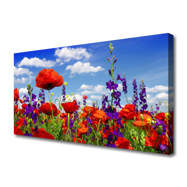 Canvas Kunstdruck Tulpen Natur