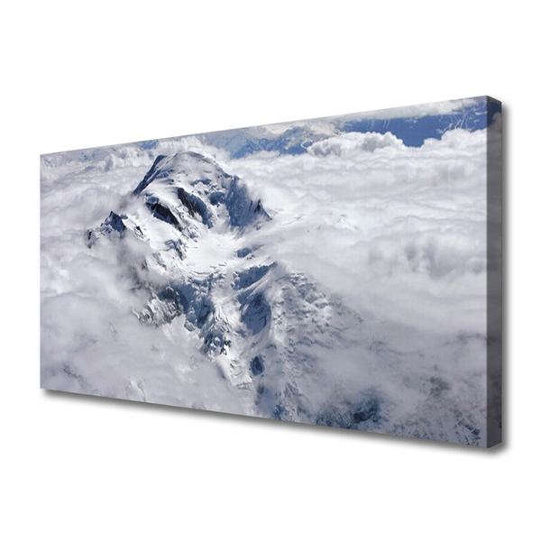 Canvas Kunstdruck Gebirge Nebel Landschaft