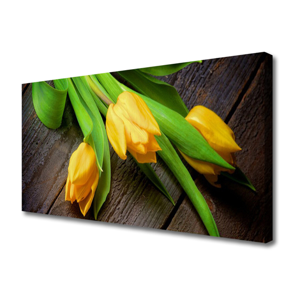 Canvas Kunstdruck Tulpen Pflanzen