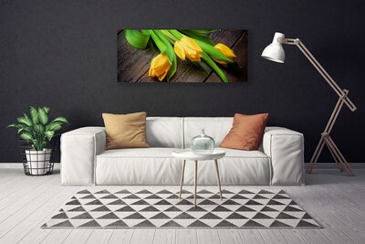 Canvas Kunstdruck Tulpen Pflanzen