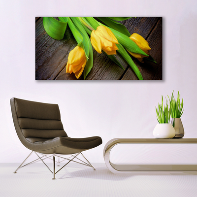 Canvas Kunstdruck Tulpen Pflanzen