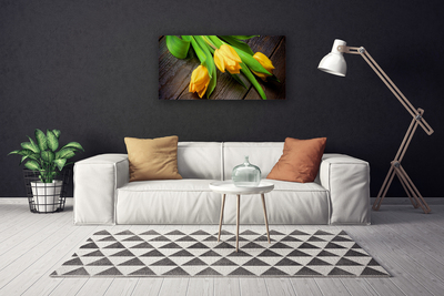 Canvas Kunstdruck Tulpen Pflanzen