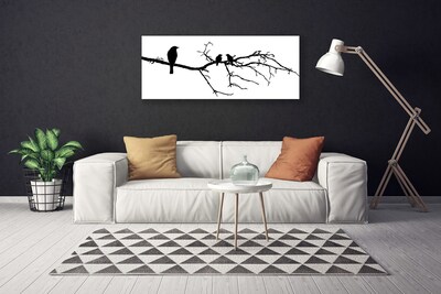Canvas Kunstdruck Vögel Zweig Kunst