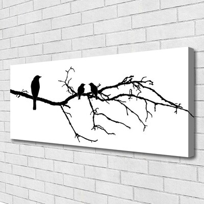Canvas Kunstdruck Vögel Zweig Kunst