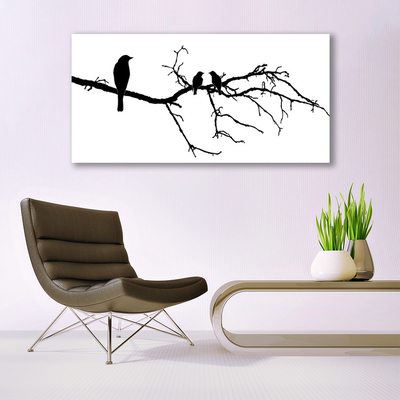 Canvas Kunstdruck Vögel Zweig Kunst