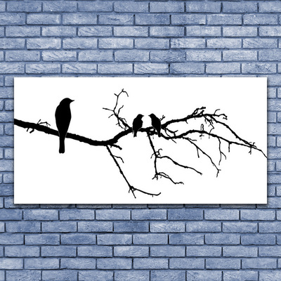 Canvas Kunstdruck Vögel Zweig Kunst