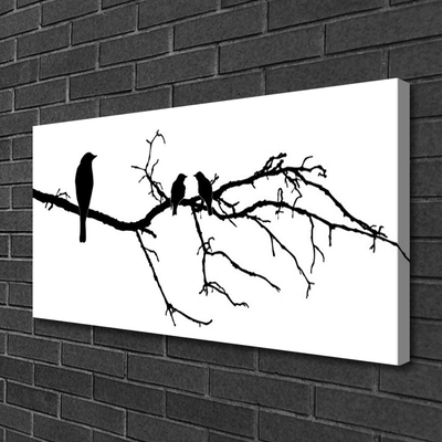 Canvas Kunstdruck Vögel Zweig Kunst