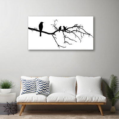 Canvas Kunstdruck Vögel Zweig Kunst