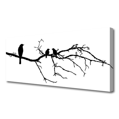 Canvas Kunstdruck Vögel Zweig Kunst