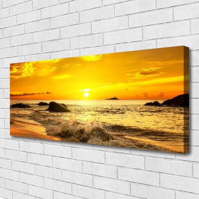 Canvas Kunstdruck Meer Strand Landschaft