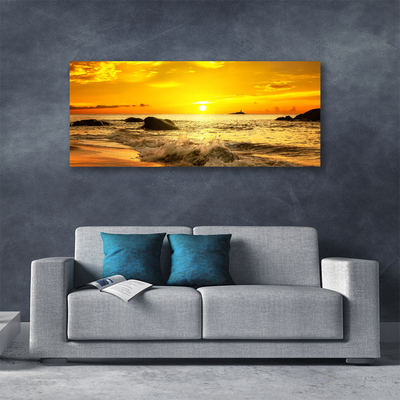 Canvas Kunstdruck Meer Strand Landschaft