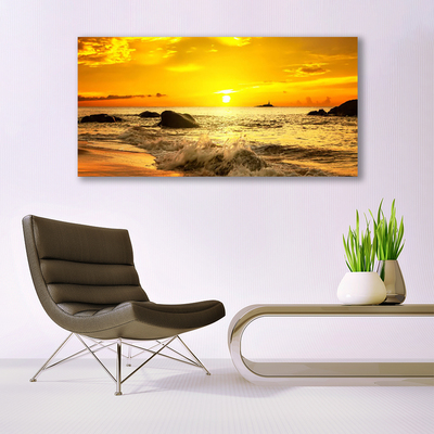 Canvas Kunstdruck Meer Strand Landschaft