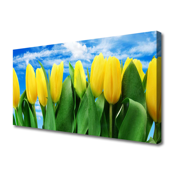 Canvas Kunstdruck Tulpen Pflanzen