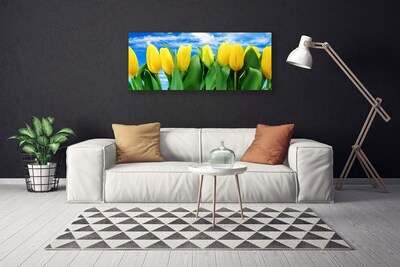 Canvas Kunstdruck Tulpen Pflanzen