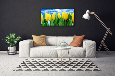 Canvas Kunstdruck Tulpen Pflanzen