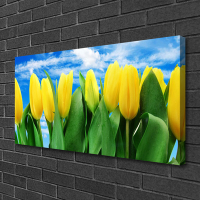 Canvas Kunstdruck Tulpen Pflanzen