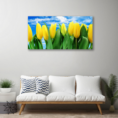 Canvas Kunstdruck Tulpen Pflanzen