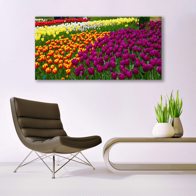 Canvas Kunstdruck Tulpen Pflanzen